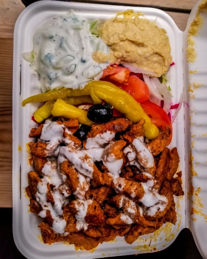 photo of What The Pitta (Now in Brick Lane) Meze Box shared by @voyagingherbivore on  07 Feb 2020 - review