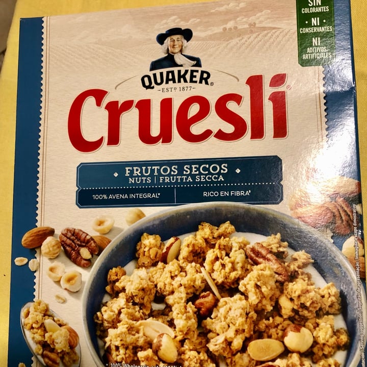 photo of Quaker Cruesli frutta secca shared by @cristinasummers on  13 Mar 2022 - review