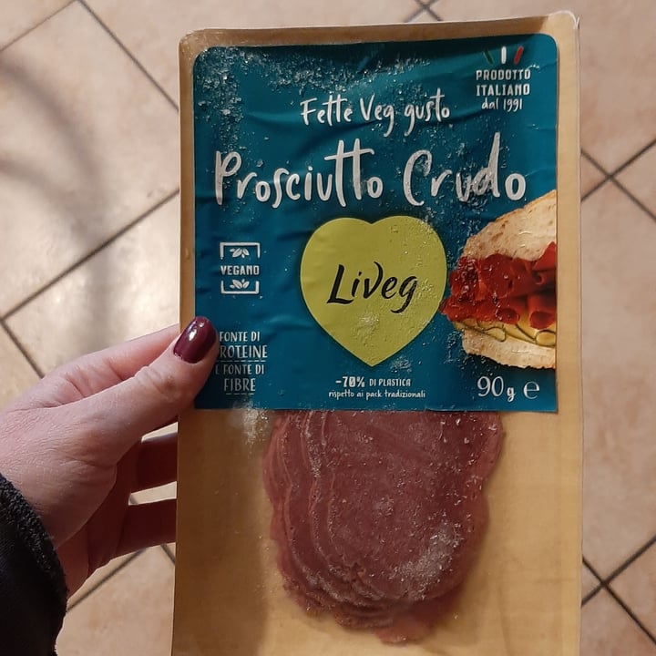 photo of Liveg Fette veg gusto prosciutto crudo shared by @gloriarota on  09 Apr 2022 - review