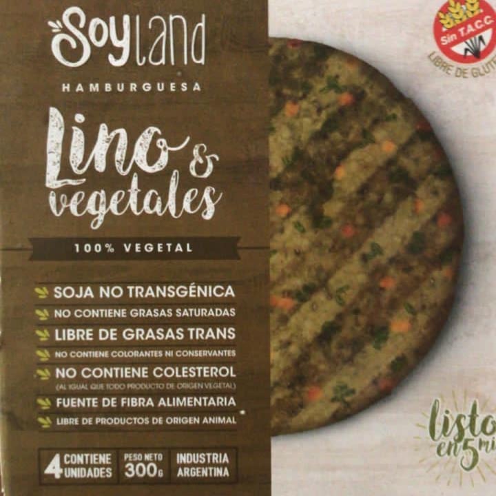 review photo of SoyLand Hamburguesa de lino y verduras shared by @valentommasino on 08 Nov 2020 - review