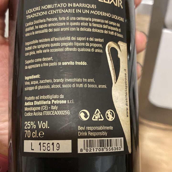 review photo of Antica distilleria Petrone Falernum Elixir shared by @apprendistaveg on 18 Apr 2022 - review