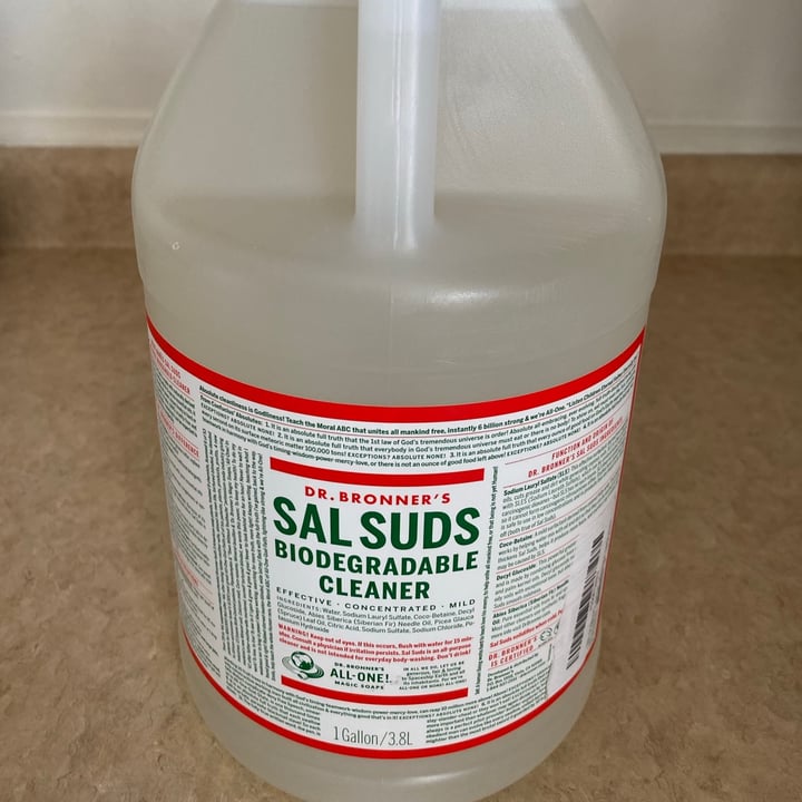 photo of Dr. Bronner's Sal Suds Biodegradable Cleaner shared by @vegangma on  05 Apr 2021 - review