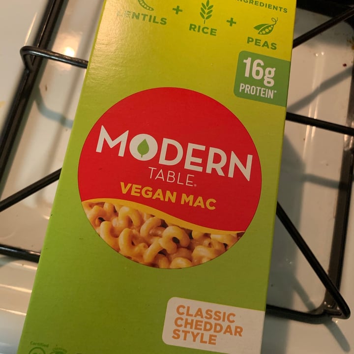 photo of Modern Table Classic Cheddar Style VEGAN MAC shared by @allhess on  26 Jan 2021 - review