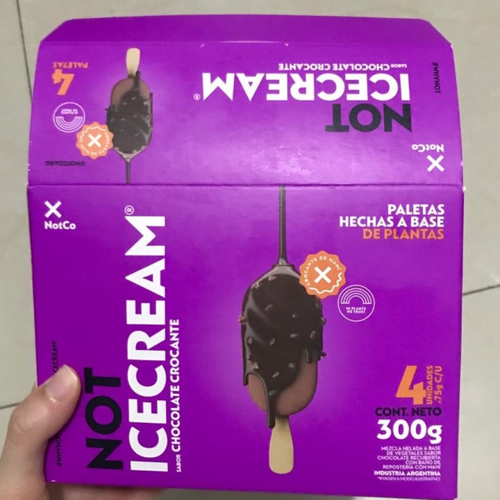 photo of NotCo Not Icecream Chocolate Crocante shared by @greencharlie on  26 Dec 2021 - review