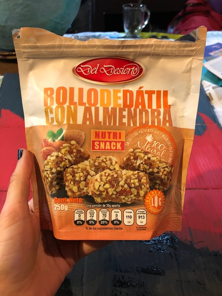 photo of Del Desierto Rollo de Dátil Con Almendra shared by @sofiaarzola on  30 Jan 2020 - review