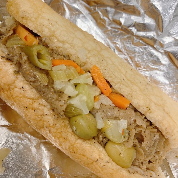 review photo of Buona Plant Based Italian Beefless Sandwich shared by @terrypaulette on 19 Jun 2021 - review