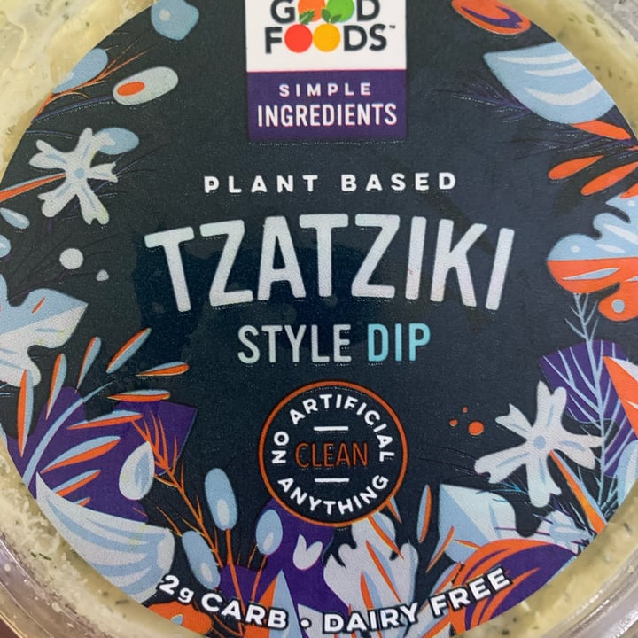 photo of Good Foods Plant Based Tzatziki Style Dip shared by @cmulkern on  23 Apr 2022 - review