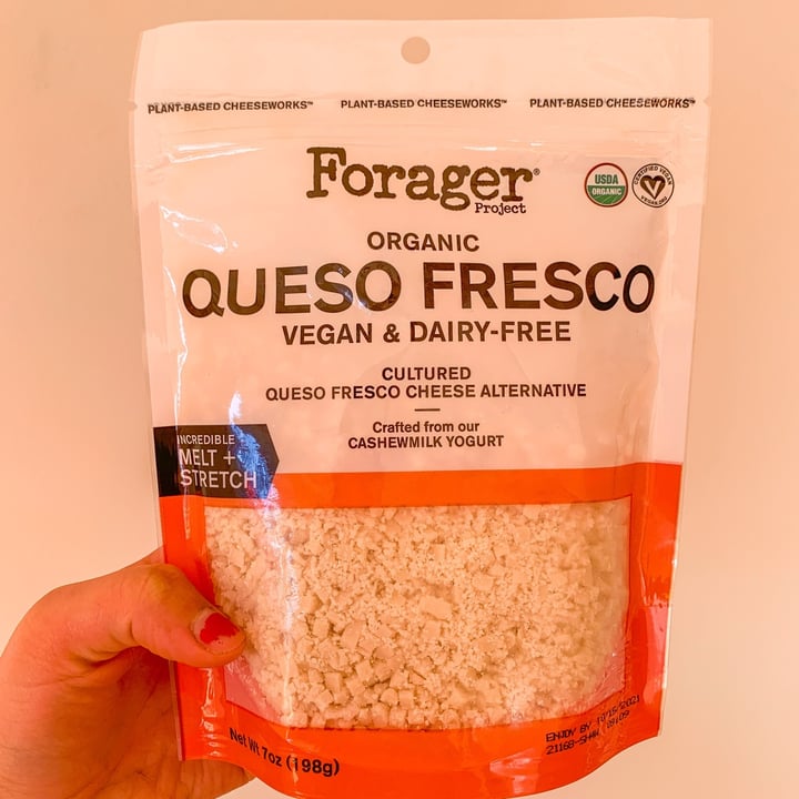 photo of Forager Project Queso Fresco Cheese shared by @jordaneatsplants on  12 Oct 2021 - review