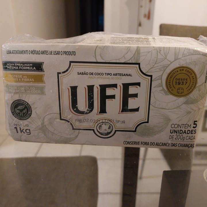 review photo of Ufe Sabão de coco tipo artesanal shared by @janemvieira on 12 May 2022 - review