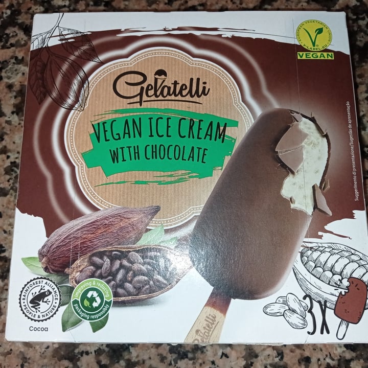photo of Gelatelli Vegan Ice Cream With Chocolate shared by @veraluxy on  11 Jun 2022 - review