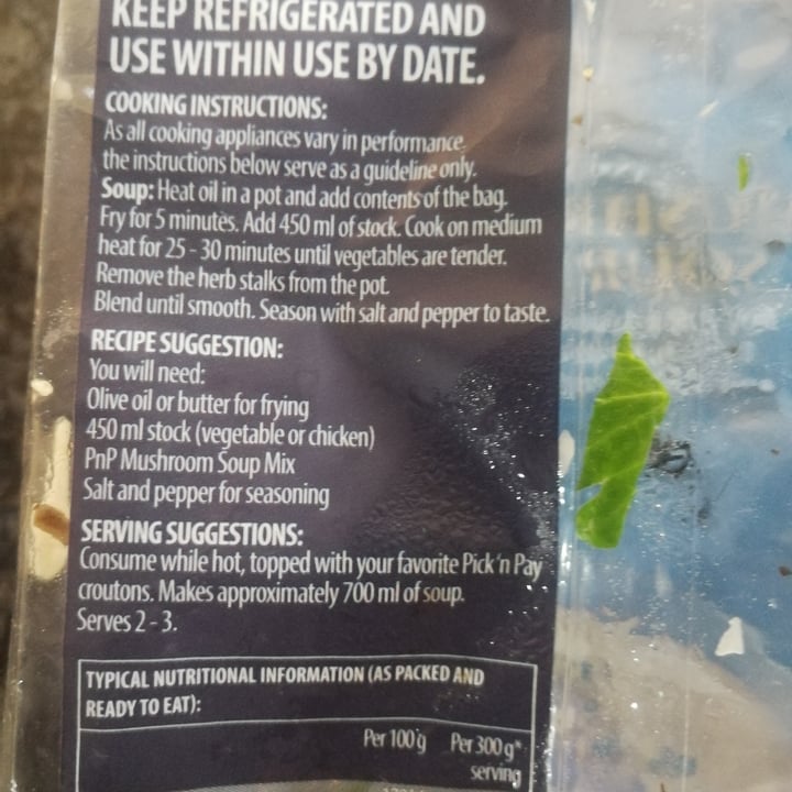 review photo of Pick n Pay exotic mushroom soup mix shared by @mel-b on 05 Jul 2022 - review