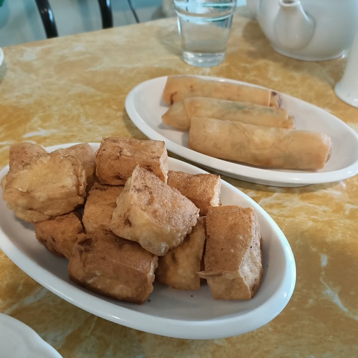 review photo of Welcome Chinese Vegetarian Cafe Tofu + Spring Roll Starters shared by @vivalabriony on 28 Jun 2020 - review