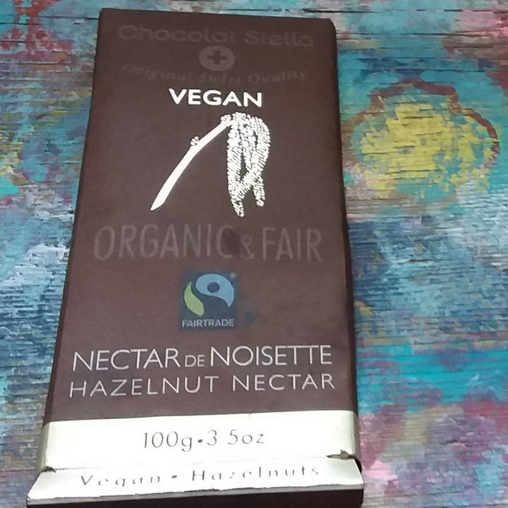 review photo of Chocolat Stella Hazelnut Nectar Chocolate shared by @veganvedika on 10 Jun 2021 - review
