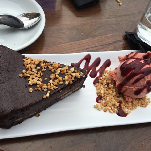 菜肴“Brownie vegano”的照片