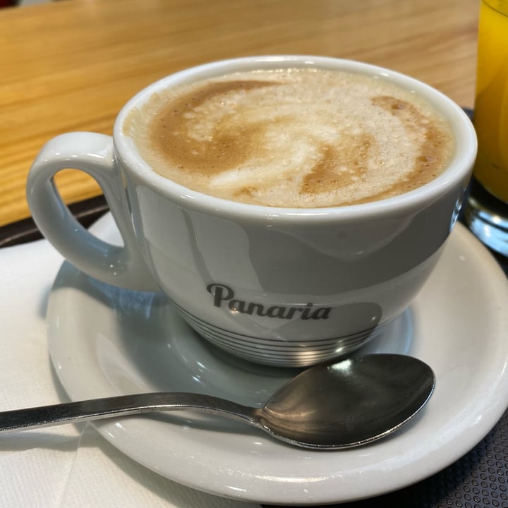 photo of Panaria Café con leche de soja shared by @gateravegana on  16 Mar 2022 - review