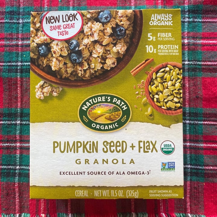 photo of Nature's Path Foods Nature's Path Pumpkin Seed + Flax Granola shared by @kristyahimsa on  26 Dec 2020 - review