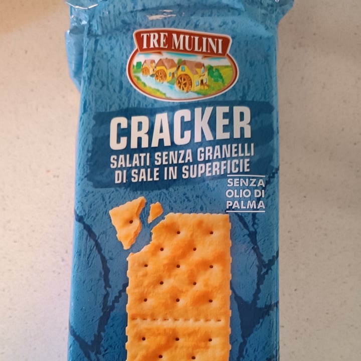 photo of Tre Mulini cracker salati senza granelli di sale in superficie shared by @giorgiagasparotto on  28 Sep 2022 - review