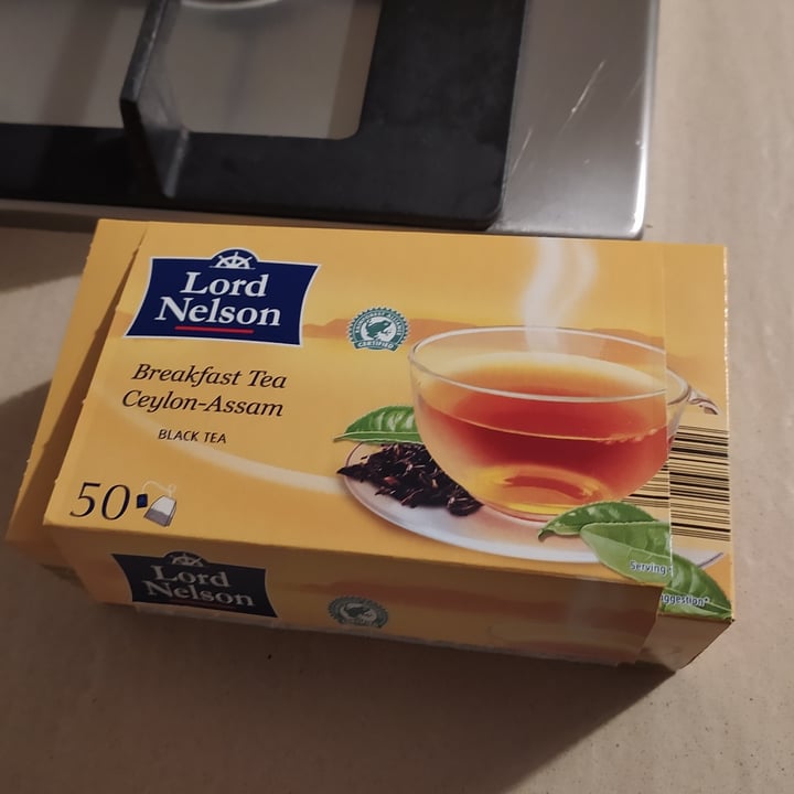 photo of Lord Nelson Breakfast tea Ceylon - Assam shared by @chiaragoesveg on  15 Apr 2022 - review