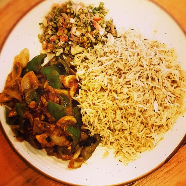 Photo of the dish “Sexy Vegan Rice Plate 🍛”