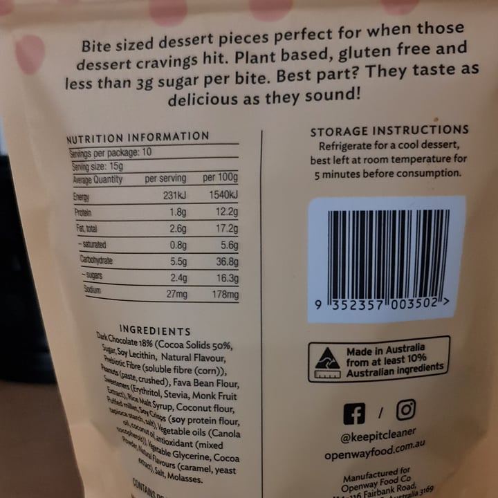 photo of Keep It Cleaner Plant Based Salted Caramel Dessert Bites shared by @savetheworldwithkim on  18 Feb 2022 - review