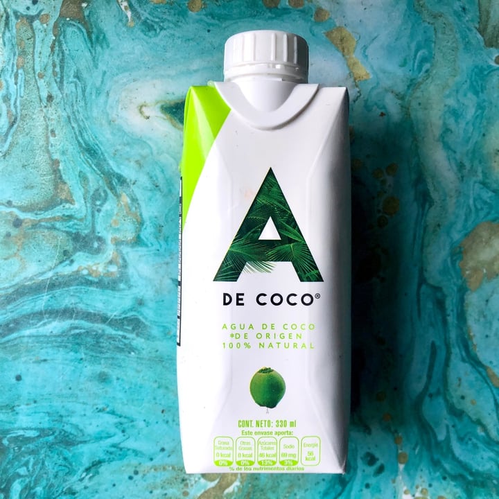 photo of A de Coco Agua de coco shared by @isabelinzunzaa on  29 Jan 2021 - review