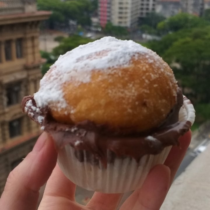 review photo of Um Sonho de Coxinha (Cantina Vegana) Sonho de creme shared by @renatavictoratti on 15 Jul 2021 - review