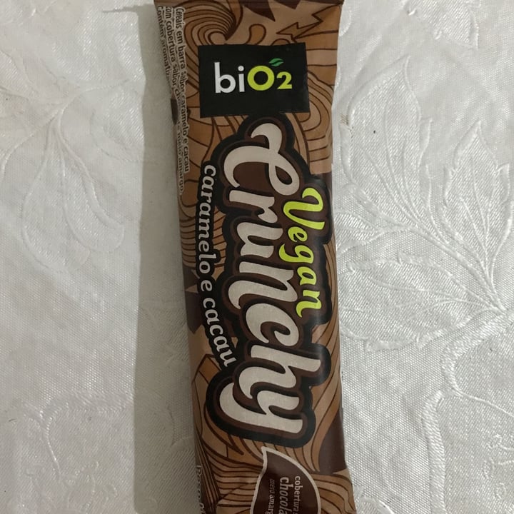 photo of biO2 barra crunchy de caramelo e cacau shared by @muniquegasparello on  24 Jul 2022 - review