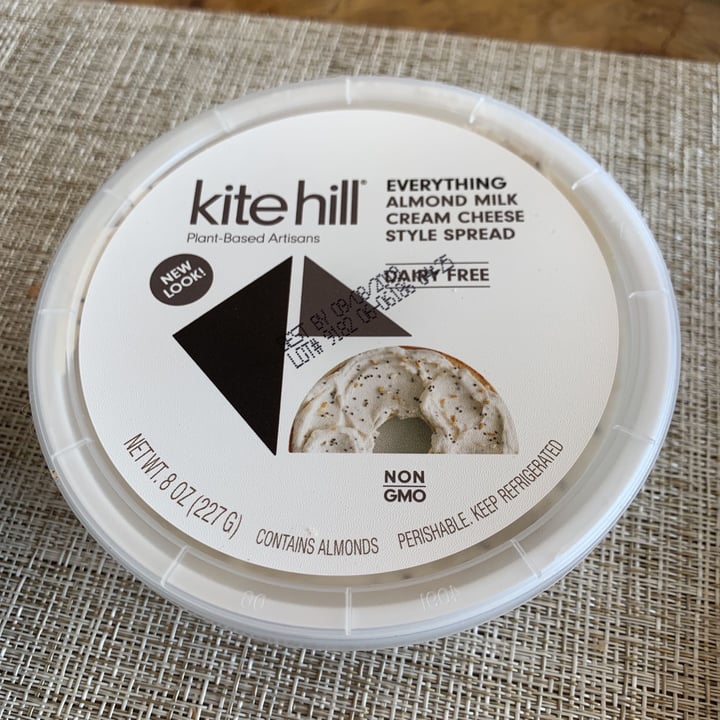 photo of Kite Hill Cream Cheese Alternative Everything shared by @sweetfarm on  16 Aug 2019 - review