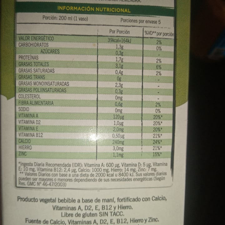 review photo of Vitalite Vitalite Leche Mani shared by @hbermudez on 29 Mar 2022 - review