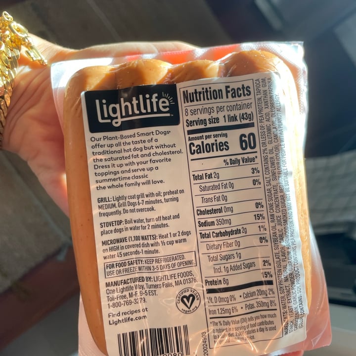 review photo of Lightlife Smart Dogs shared by @mariannaniero on 31 Jul 2022 - review
