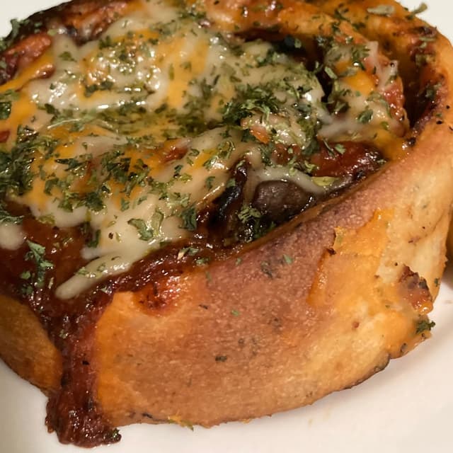 Foto do prato “Rollo de pizza”