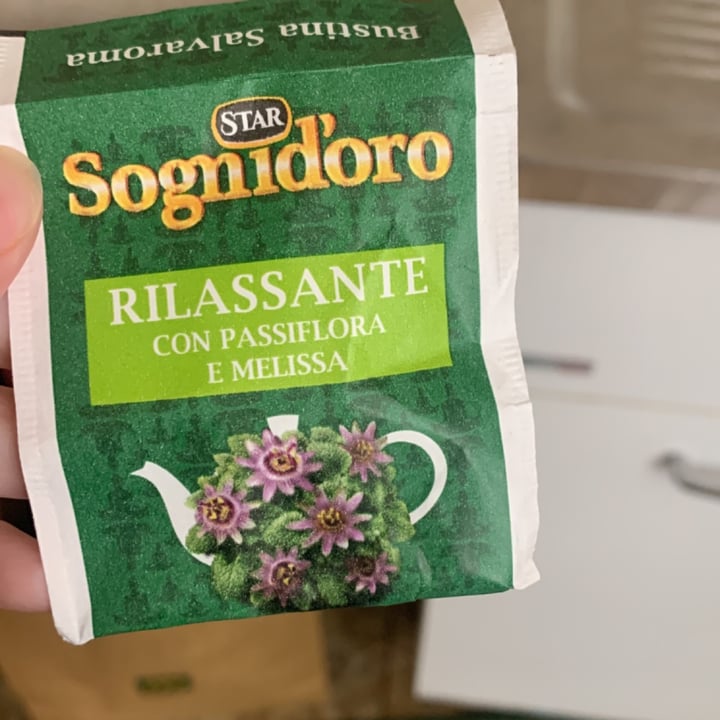 photo of Sognid'oro Tisana Rilassante - passiflora e melissa shared by @cetpatx on  31 Mar 2022 - review