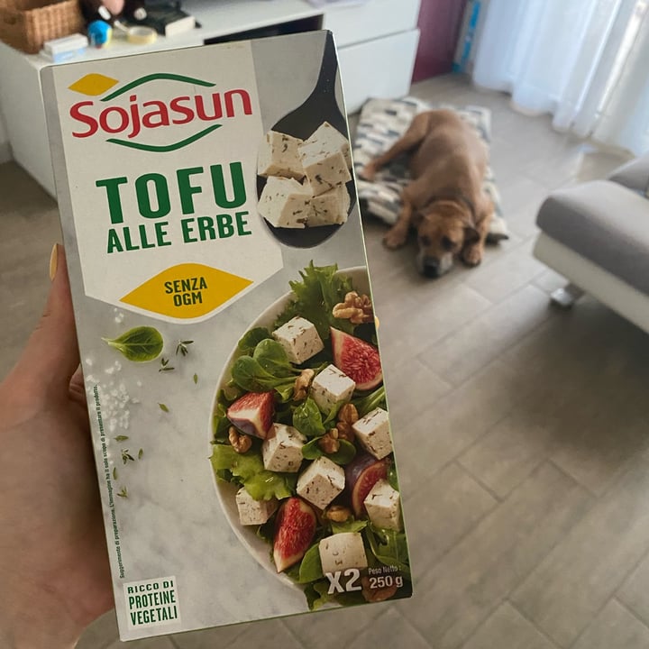 photo of Sojasun Tofu alla erbe shared by @martimollylucytonina on  10 Sep 2022 - review