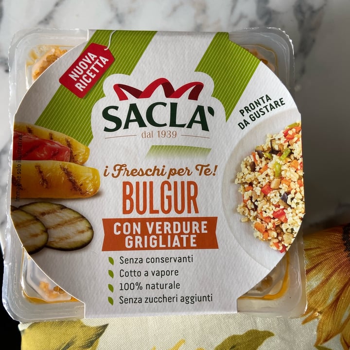 review photo of Sacla Bulgur con verdure grigliate shared by @vittory on 16 Apr 2022 - review