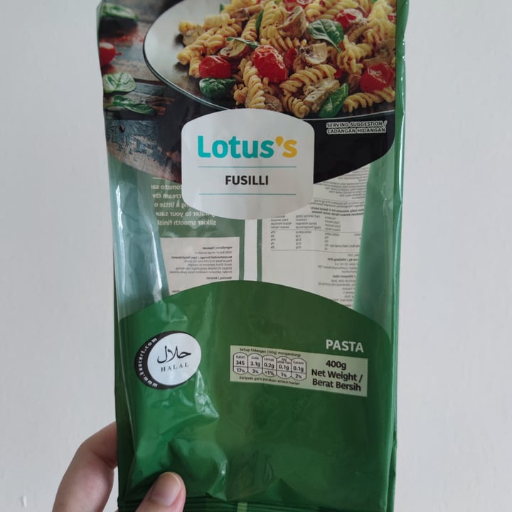 photo of Lotus's Fusilli shared by @rafaelasomer on  27 Jul 2022 - review