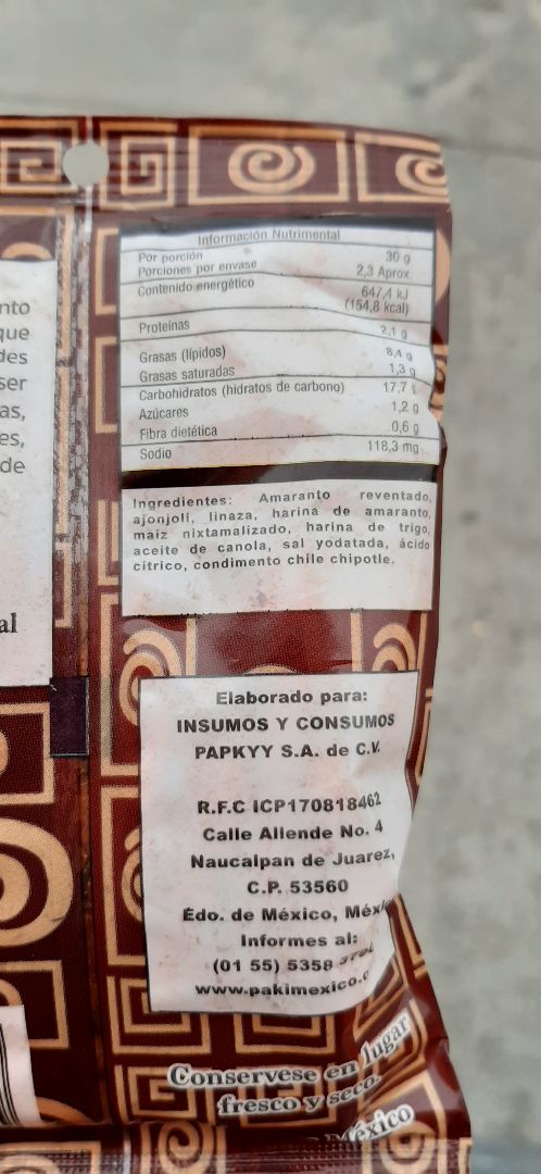 review photo of Paki Churritos De Amaranto Y Chipotle shared by @aning on 28 Jan 2020 - review