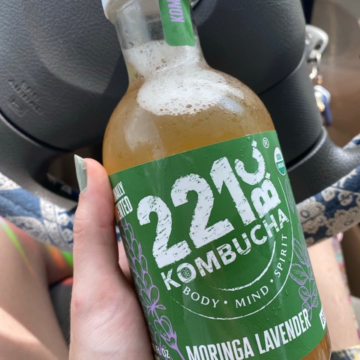 photo of 221 BC Kombucha Moringa Lavender shared by @veggiekenziefl on  18 Apr 2021 - review