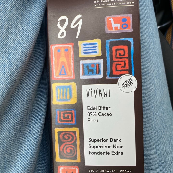 photo of Vivani 89% Cacao Perù Superior Dark shared by @giadacogliati95 on  29 Sep 2021 - review