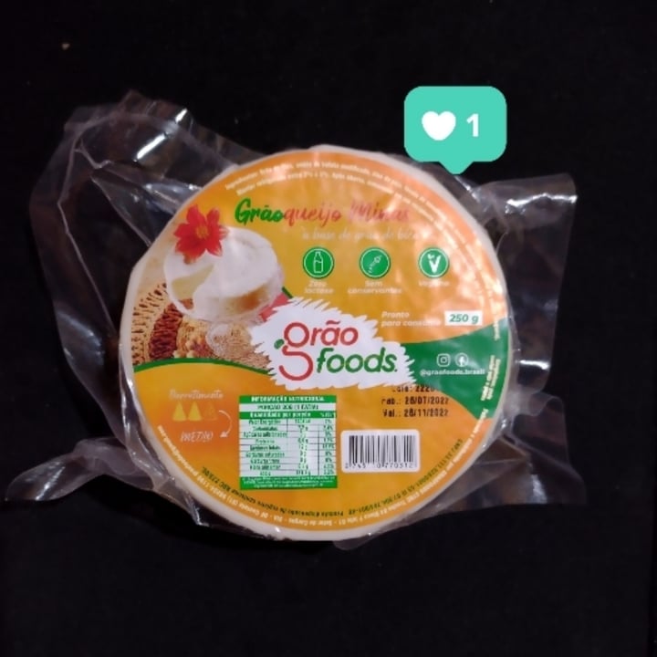 photo of Grão foods Queijo de grão de bico tipo minas shared by @simnaotalvez on  15 Aug 2022 - review