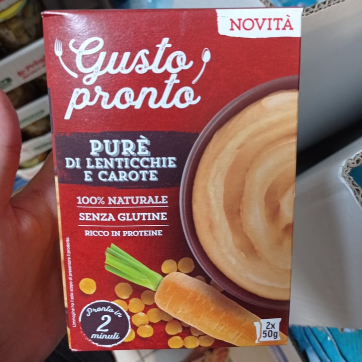 photo of Gusto pronto Purè lenticchie e carote shared by @beatricedearca on  08 Aug 2022 - review