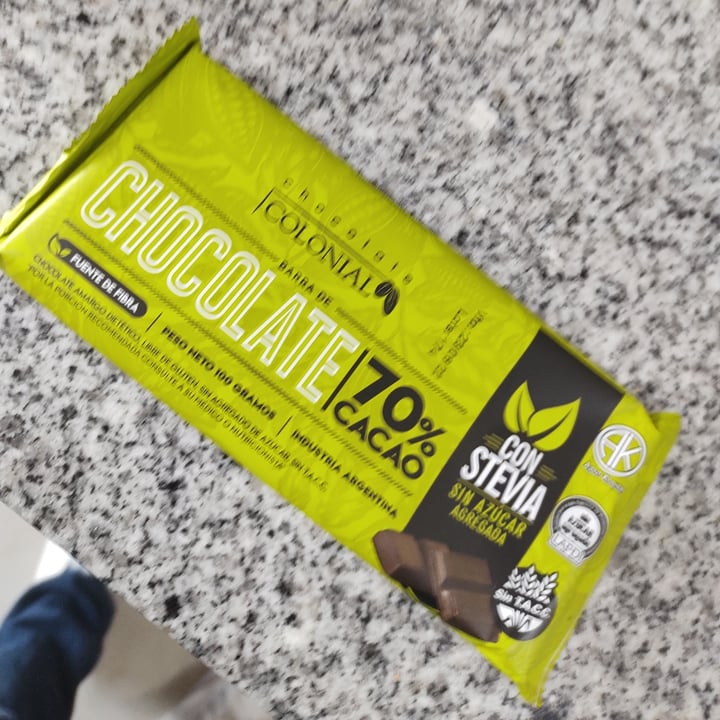 photo of Colonial Chocolate 70% shared by @leeoalva on  19 Sep 2021 - review