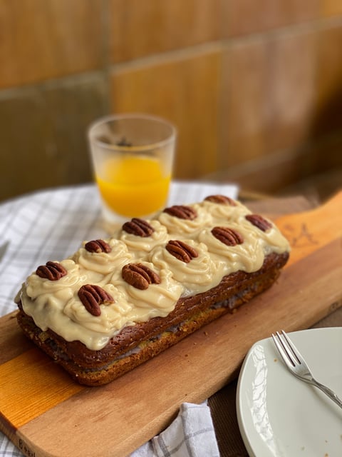 Vegan Orange Cake With Lemon Curd Frosting Recipe