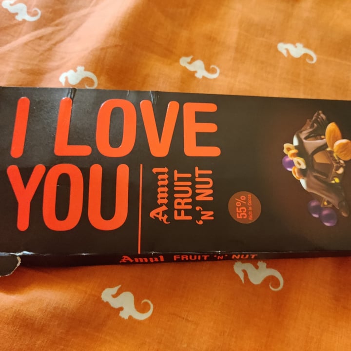 photo of Amul Fruit and Nut Dark Chocolate shared by @beansandbroccoli on  20 Aug 2021 - review