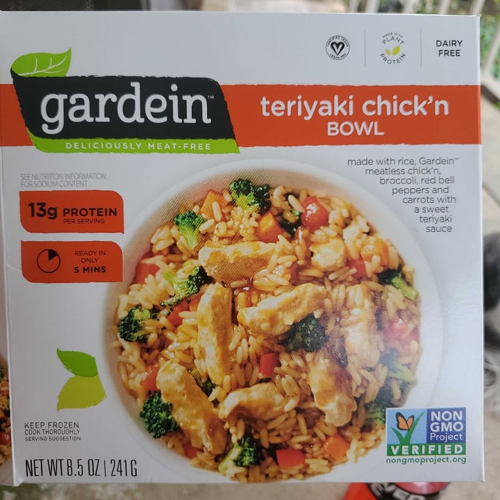 photo of Gardein Teriyaki Chick’n Bowl shared by @elicruz on  09 Dec 2020 - review