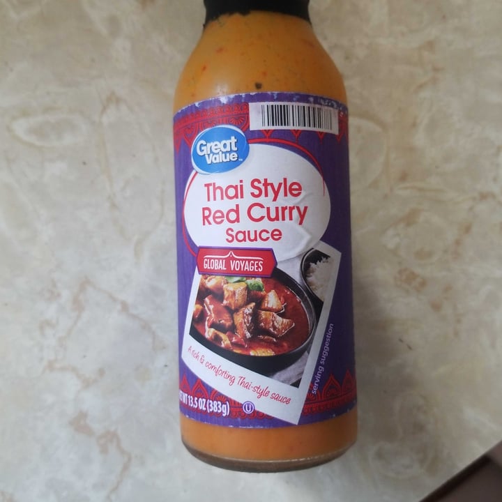 photo of Great Value  Thai Style Red Curry Sauce shared by @bann on  08 Jun 2021 - review