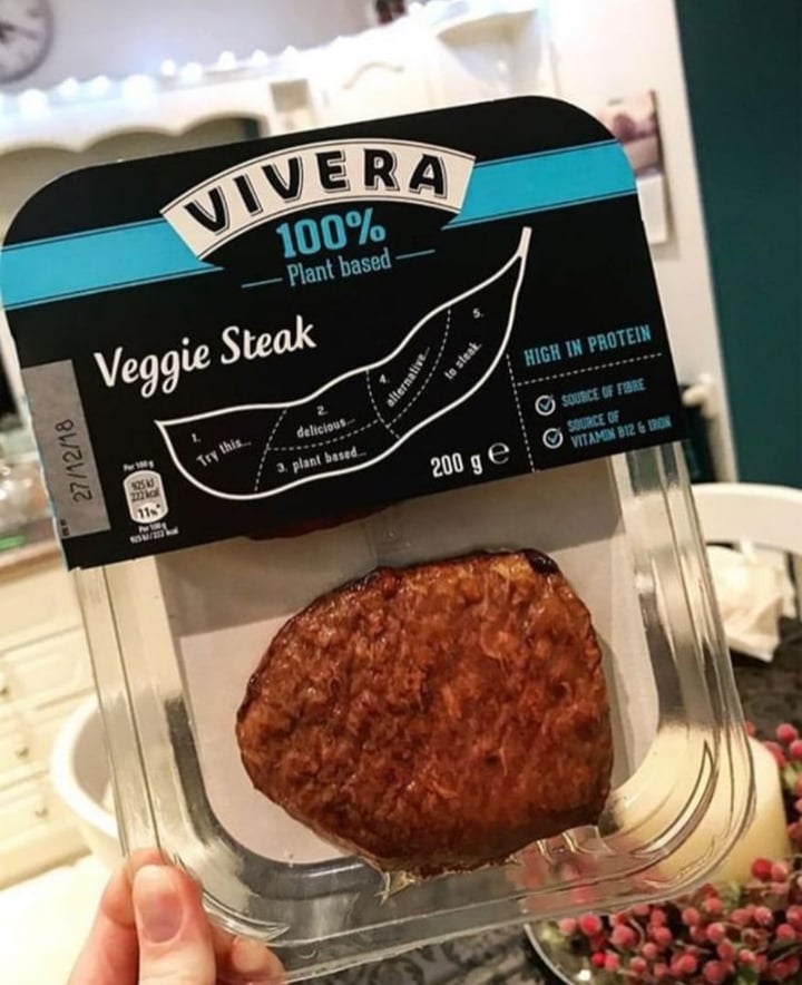 photo of Vivera Veggie steak shared by @janinakopeczky on  20 Jul 2019 - review