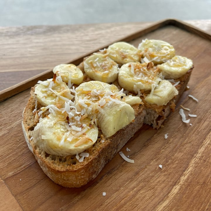 review photo of The Social Space - Marina One Toasted Banana + Peanut Butter Toast shared by @ina-n on 08 Oct 2022 - review