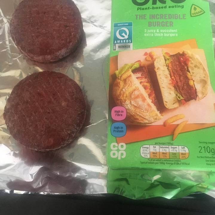 photo of Coop Gro Incredible Burger (Coop) shared by @jameela on  08 Apr 2021 - review