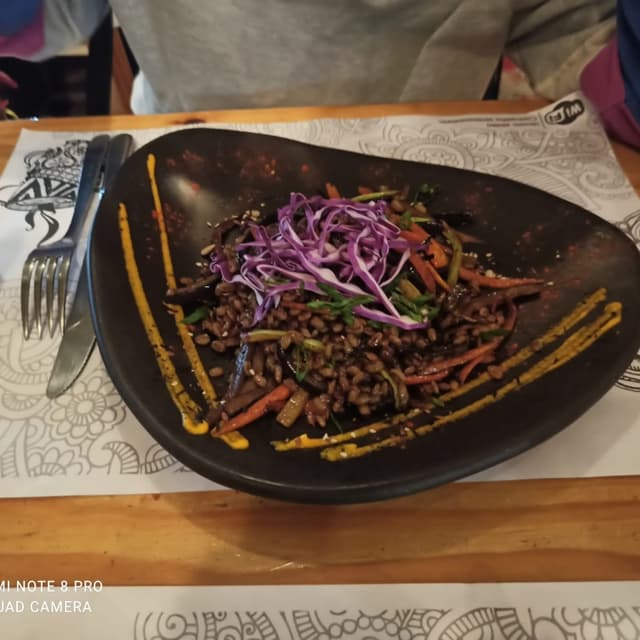 Foto do prato “Risotto de Cebada”