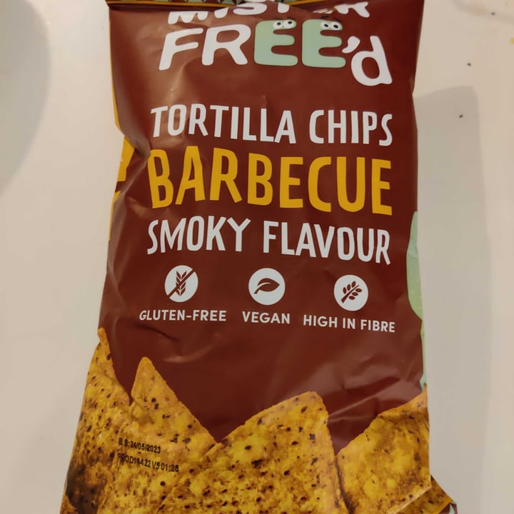photo of Mister Free'd Tortilla Chips Barbecue Smoky Flavour shared by @bricefriha on  20 Oct 2022 - review